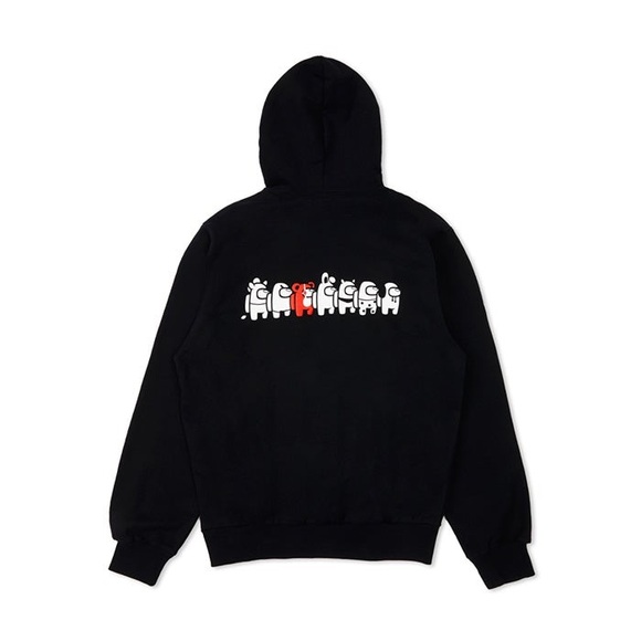 BT21 BTS x Among Us collab limited edition IMPOSTER hoodie - Picture 1 of 3